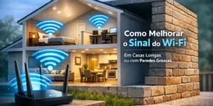 Como melhorar o sinal Wi-Fi em casas longas com paredes grossas